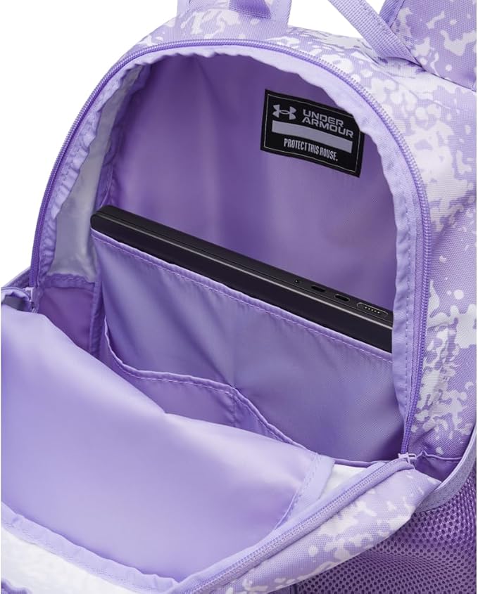 Under Armour Unisex Hustle Sport 6.0 Backpack, (539) Transparent/Transparent/White, One Size Fits Most