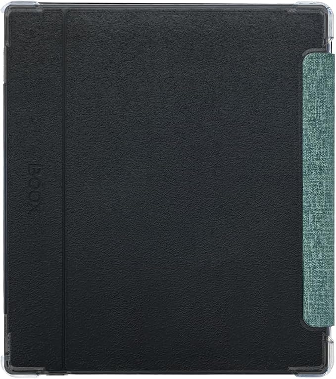 Transparent TPU Back Case for Onyx Boox Go Color 7 (Gen 1/2, 2024/2025) / Boox Go 7 Ultra-Thin Enhanced Auto Sleep/Wake Cover with Thickened Corners, Magnetic Closure (Sage Green)