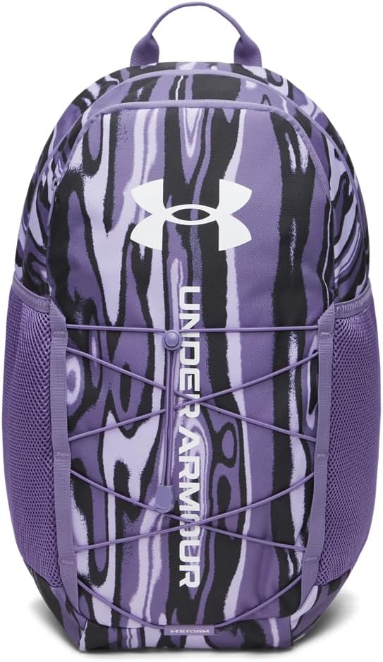 Under Armour Unisex Hustle Sport 6.0 Backpack, (536) Purple Crest/Purple Luxe/White, One Size Fits Most