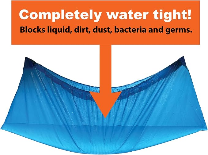 ProtectX Disposable Shoe & Boot Covers, 200-pack (100 pairs), Waterproof, Slip Resistant, Boot & Shoe Covers, Durable CPE plastic, Fits up to Men’s 10.5 US Size and Women’s 12 US Size Shoes