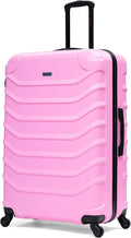 InUSA ENDURANCE Luggage with Spinner Wheels | Durable Lightweight Hardside Suitcase, Travel Bag with Handle and Trolley, 32-Inch Extra-Large Checked Luggage | Pink