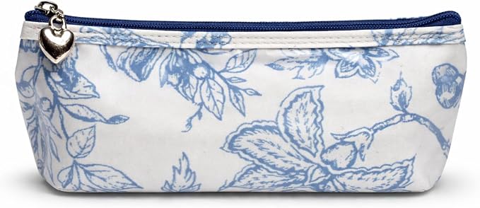 Jacaranda Living Extra Small Cosmetic Bag - Water-Resistant, PVC-Lined - Pineapple Garden
