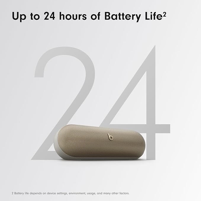 Beats Pill - Wireless Bluetooth Speaker with 20W Power Adapter - Champagne Gold