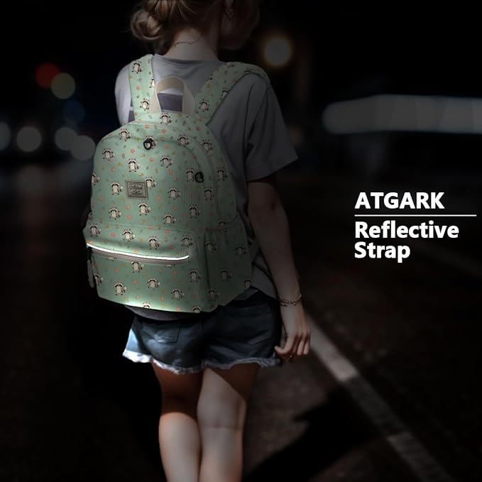 atgark Corduroy Toddler Backpack for Boys 2-5: Preschool Backpack for Boys