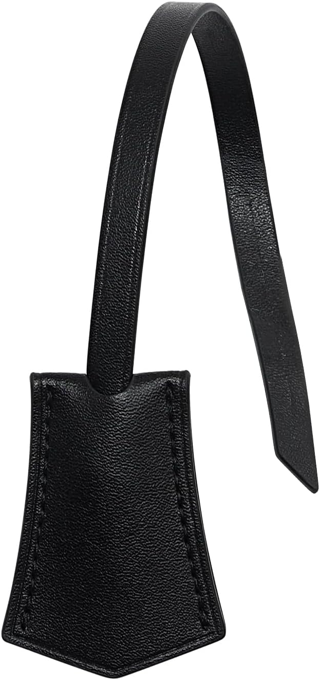 jiesinlov Microfibre Leather Tags for Speedy 25 30 35 Handbag,Luggage or Suitcase Tag (Black Tag)
