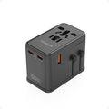 TESSAN Universal Travel Adapter, 65W International Power Adapter with 4 USB Charging Ports (2 USB C), Worldwide Plug Adaptor for US to Europe UK Italy Spain France Ireland Australia (Type C G A I)