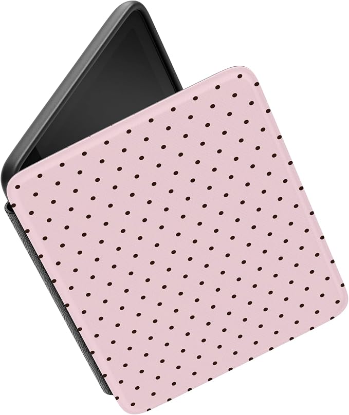 Casely 6" Kindle Case | On the Dot | Pink Polka Dot | Compatible with 6-inch Amazon Kindle 2024/2022 (11th Generation)