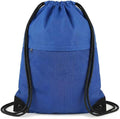 TILYMOL Drawstring Backpack Gym Bag - String Gym Bag for Men & Women, Lightweight Cinch Sports Sackpack for Beach, Travel, Yoga, Swimming, Blue