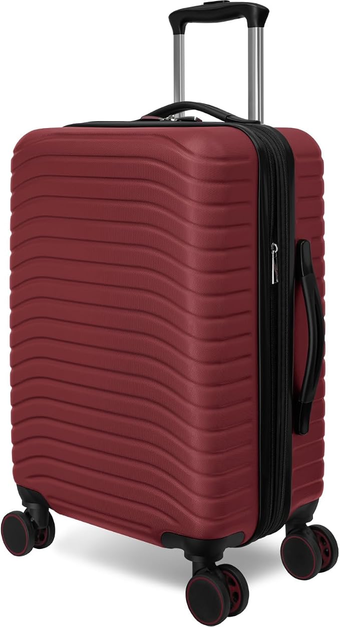 Everest Expandable Hardsided Spinner (Wine, 20-Inch Carry-On)