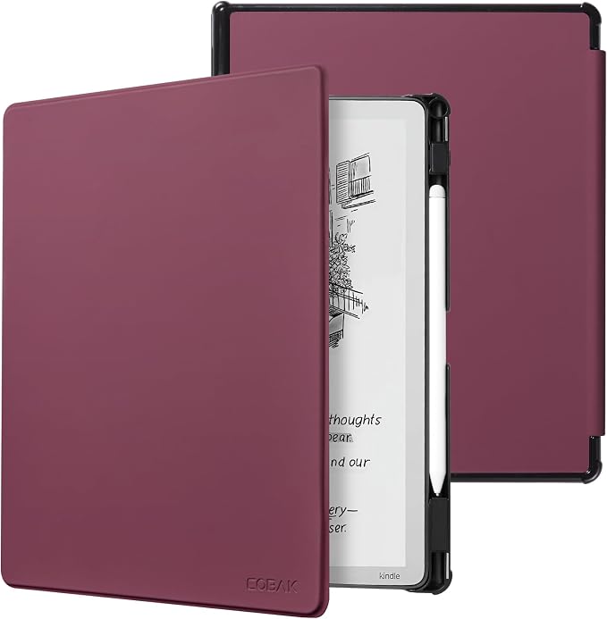 CoBak Case for 11" Kindle Scribe 3rd Generation 2025, Kindle Scribe Colorsoft - All New PU Leather Cover with Auto Sleep Wake, Pen Holder for Scribe 11" 2025 Released