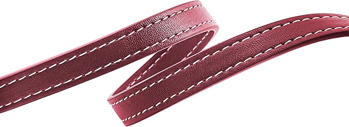 Jiesinlov 2 Pcs Bag Microfiber Leather Strap Replacement Shoulder Straps for Mollie 25 Tote Handbag(Burgundy)