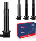 Ignition Coil Pack Replacement for L4 1.6L for Kia Rio Rio5, for Hyundai Accent, for Dodge Attitude 2006 2007 2008 2009 2010 2011, UF499 C1543, Set of 4