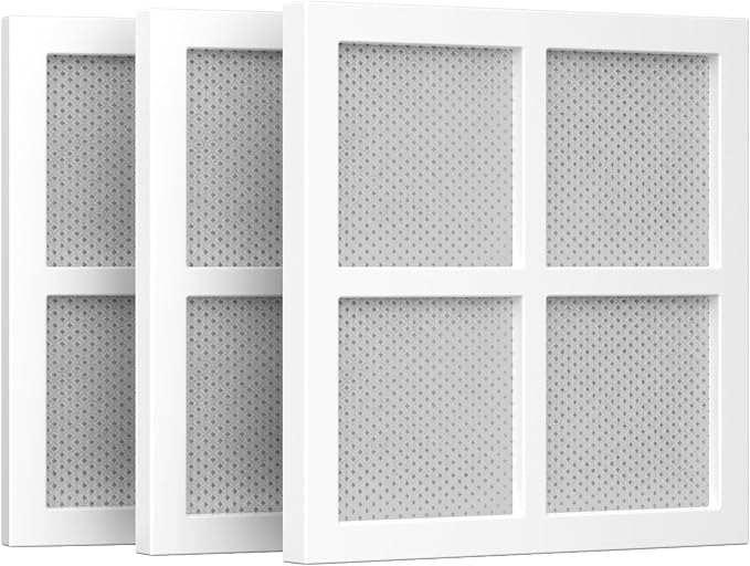 Waterdrop Replacement for LG® LT120F® Refrigerator Air Filter, Kenmore Elite 469918, 9918, ADQ73214402, ADQ73214404, ADQ73334008, 3 Pack