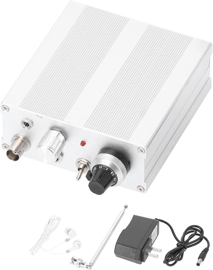 118-136MHZ Aviation Radio Receiver Frequency Receiver Industrial VHF Airband US Plug 100‑240V