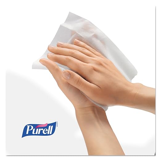 PURELL Hand Sanitizing Wipes Wall Mount Dispenser, White, High Capacity Dispenser for PURELL 1200/1500 Count Hand Sanitizing Wipes Containers (Pack of 1) – 9019-01