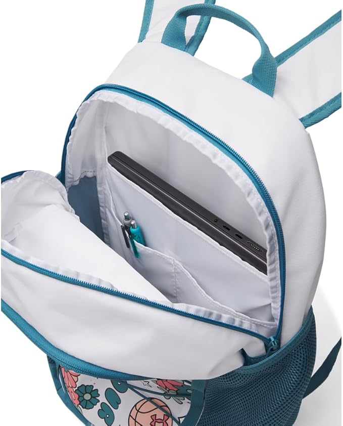 Under Armour Unisex Hustle Sport 6.0 Backpack, (101) White/Boundless Blue/Enamel Blue, One Size Fits Most