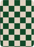 Casely Kindle Case | Fit Check | Green Checkerboard | Compatible with 7” Kindle Colorsoft and 7” Kindle Paperwhite (12th Gen 2024 Models)
