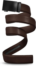 Mission Belt Men's Leather Ratchet Belt, 40mm Metal Collection
