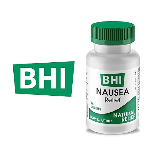 MediNatura BHI Nausea Relief – Digestive Health Support for Nausea, Vomiting, Indigestion & Stomach Discomfort – Fast-Acting, Chewable & Non-Drowsy - 100 Count