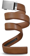 Mission Belt Men's Leather Ratchet Belt, 40mm Metal Collection