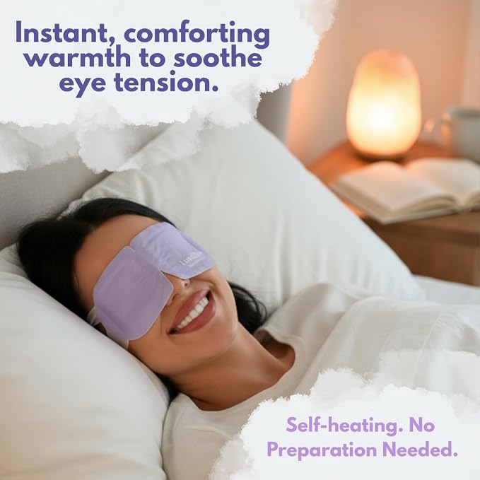 Steam Eye Mask, Self Heating Heated Eye Mask for Sleep, Warm Compress for Eyes, Moist Heat for Dry Eye Relief, Stye Eye Treatment, Spa, Travel Essentials, Variety 16 Pack