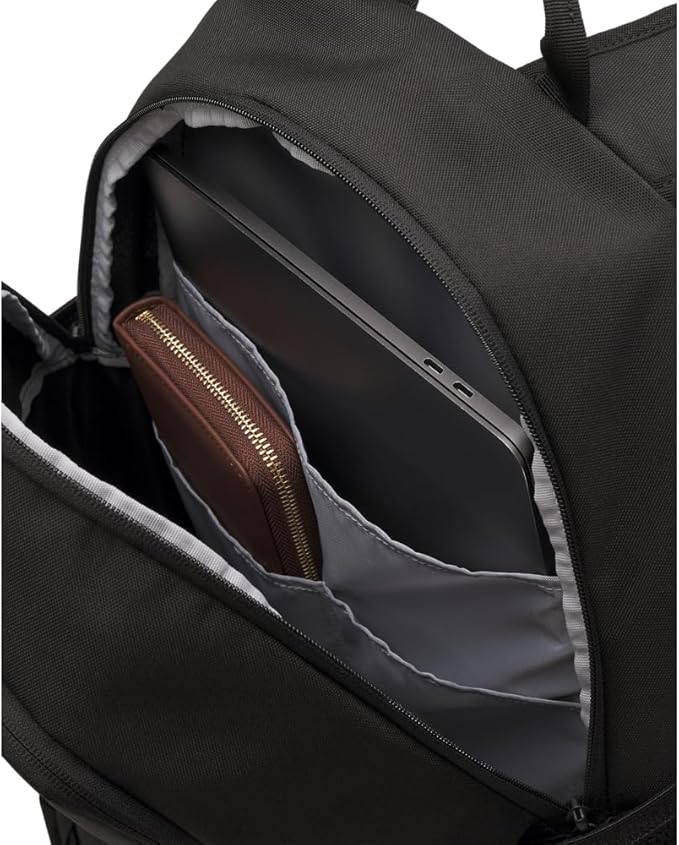 Under Armour Unisex Hustle Sport 6.0 Backpack, (001) Black/Black/Metallic Silver, One Size Fits Most