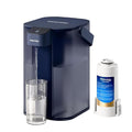 Waterdrop ED01B Electric Water Filter Pitcher, Reduce 99.6% of Lead and 45+ Impurities, 15-Cup 200-Gallon Capacity, Rechargeable Instant Dispenser, NSF/ANSI 42&53&401&372, Does not Lower TDS, Blue