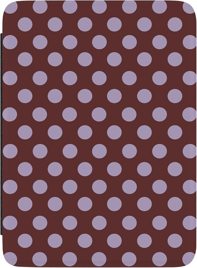 Casely Kindle Case | Spotted in SoHo | Burgundy Polka Dot | Compatible with 7” Kindle Colorsoft and 7” Kindle Paperwhite (12th Gen 2024 Models)