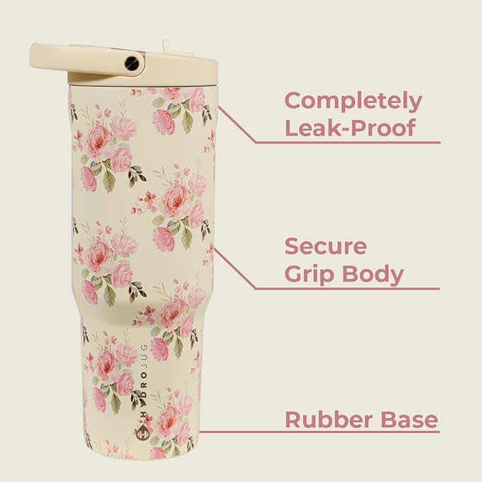 HydroJug Sport 40 oz Insulated Stainless Steel Water Bottle, Keepsake