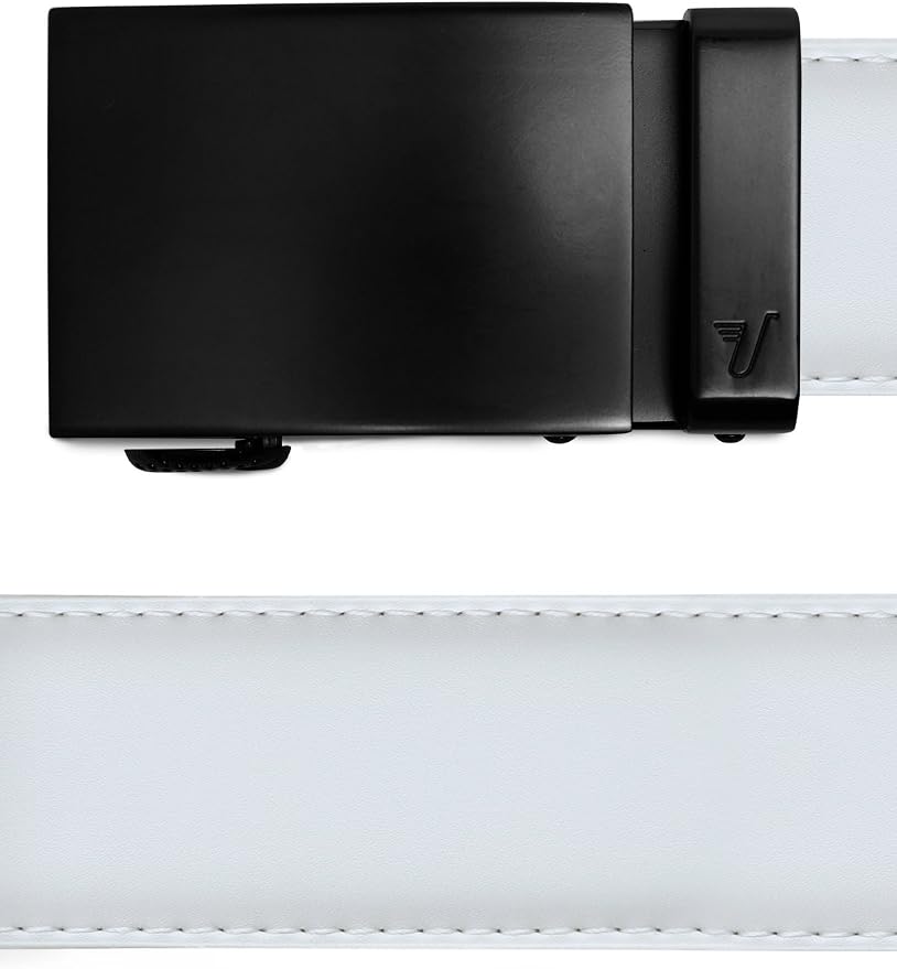 Mission Belt Men's Leather Ratchet Belt, 40mm Metal Collection
