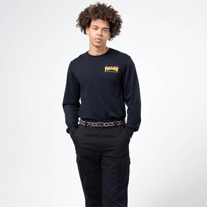Arcade Belts A2 Slim Adventure Belt: Heavy Duty Stretch, Metal Free Buckle
