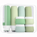 Mrsdry Travel Bottles 8 Pack, TSA Approved 3 oz Travel Containers with Clear Bag, Leak Proof Silicone Squeezable Essentials Jars