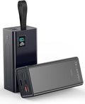 LOHAO Portable Charger Power Bank, PD 30w & QC 3.0 Fast Charging Battery Pack, 70000mah Powerbank 5 Outputs 2 Inputs Compatible with iPhone 17/16/15/14/13/12 and More