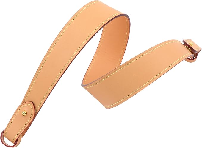 jiesinlov Vachetta Leather Replacement Straps Purse Shoulder Strap for Gracefull Bags (W1.4in,L25in-Beeswax)