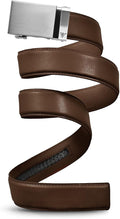 Mission Belt Men's Leather Ratchet Belt, 40mm Metal Collection