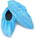Disposable Boot Covers for Guests, 200 Pcs Non Slip Durable Clean Home Shoe Covers, Two Size for Men and Women