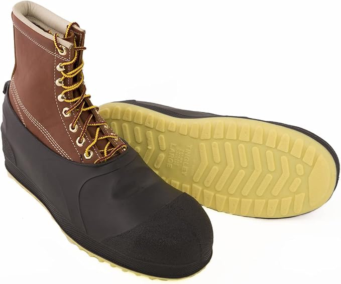 Tingley Workbrutes 35211 Steel Toe Overshoe, Extra-Large, Black/Yellow