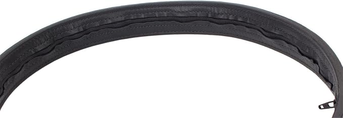 Hidden Money Pocket Travel Leather Belt (Size 34, Brown)