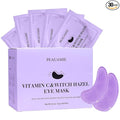 PEAUAMIE Under Eye Patches with Vitamin C and Witch Hazel Eye Mask for Dark Circles and Puffiness,Face Mask Skin Care Products 30 Pairs