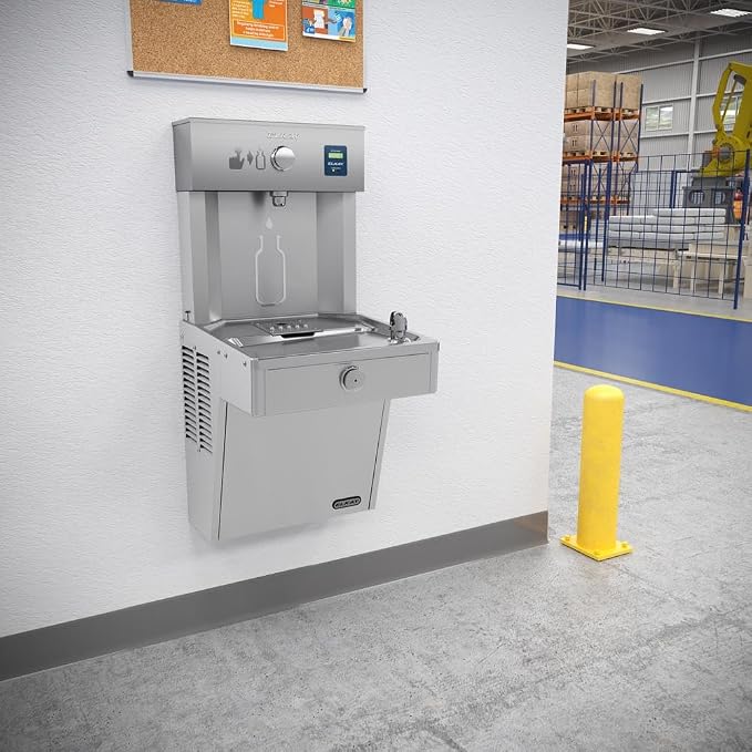 Elkay ezH2O Bottle Filling Station & Single Cooler, Filtered Non-Refrigerated Stainless