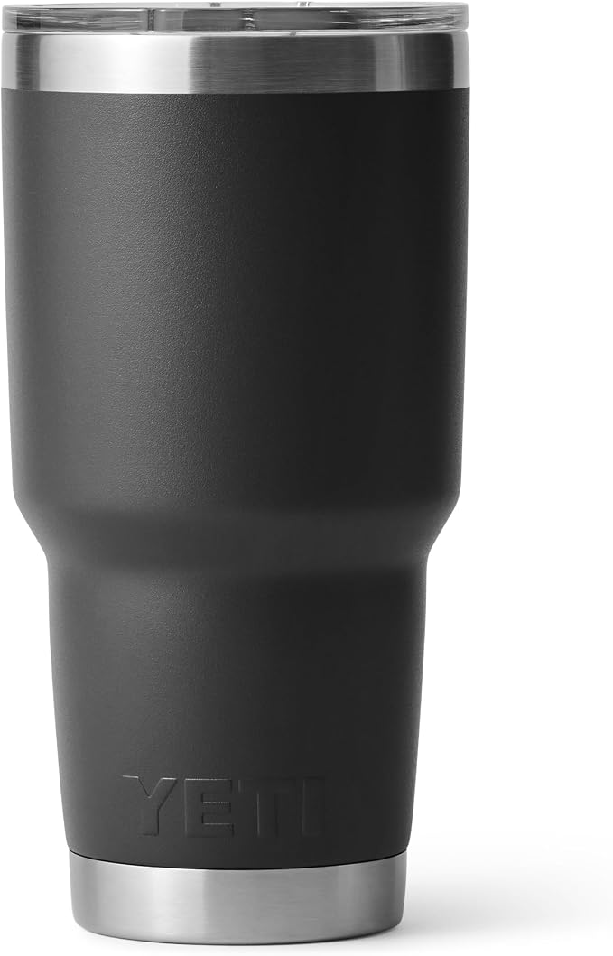 YETI Rambler 30 oz Stainless Steel Vacuum Insulated Tumbler w/ MagSlider Lid, Black
