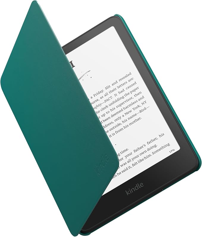 Amazon Plant-Based Leather Case- Lightweight, Protective Cover Designed with Sustainability in Mind for Kindle Paperwhite and Kindle Colorsoft