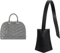 jiesinlov Microfibre Leather Tags for Speedy 25 30 35 Handbag,Luggage or Suitcase Tag (Black Tag)