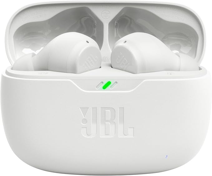 Twelve South AirFly SE & JBL Vibe Beam True Wireless Headphones - White, Small