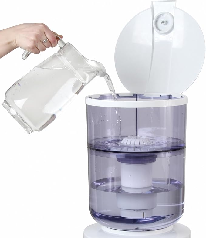 Vitapur GWF8 Water Filtration System For Top-load Water Dispensers , White