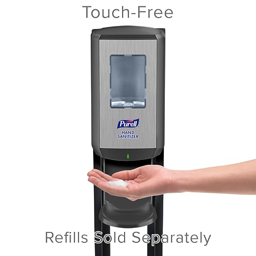PURELL CS6 Dispenser Floor Stand with Automatic Dispenser, Graphite (Pack of 1) - 7416-DS
