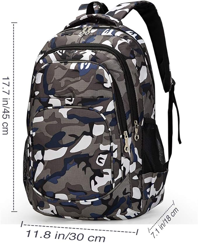 rickyh style Stylish Backpack: Multi-functional and Lightweight Bag for Travel, School, and Outdoor Activities