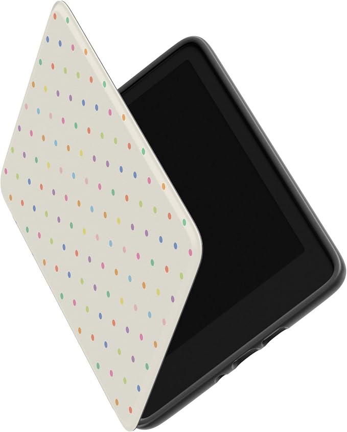 Casely Kindle Case | On the Dot | Rainbow Polka Dot | Compatible with 7” Kindle Colorsoft and 7” Kindle Paperwhite (12th Gen 2024 Models)