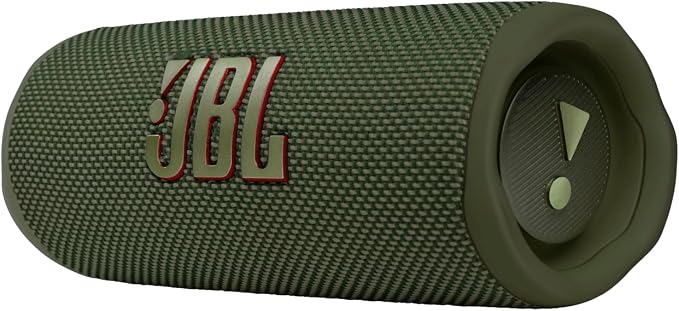 JBL Flip 6 - Portable Bluetooth Speaker, powerful sound and deep bass, IPX7 waterproof, 12 hours of playtime, JBL PartyBoost for multiple speaker pairing for home, outdoor and travel (Green)