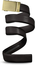Mission Belt Men's Leather Ratchet Belt, 40mm Metal Collection